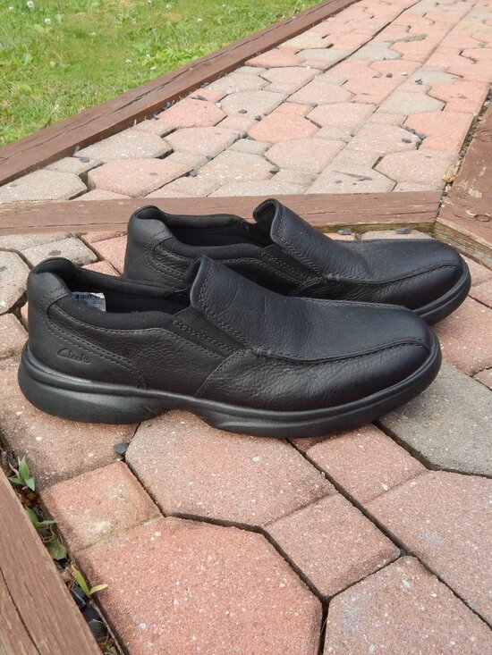 Clarks Bradley Step Loafer Black Mens Shoes Size 12 Worn Once main image 7
